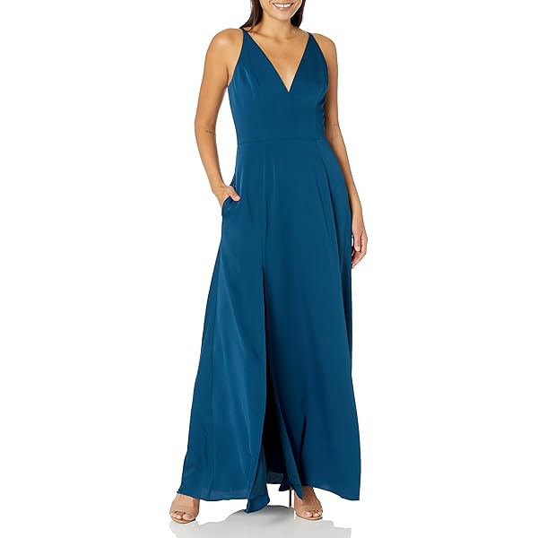 princess polly baby blue dress BCBGMax Azria Women's Mae V-Neck Gown, Royal Blue, Medium at Amazon Women's  Clothing store