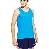 TLRUN Men's Running Tank Top Ultra Lightweight Marathon Singlet Shirts Dry Fit Workout Sleeveless T-Shirt