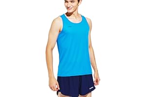 TLRUN Men's Running Tank Top Ultra Lightweight Marathon Singlet Shirts Dry Fit Workout Sleeveless T-Shirt