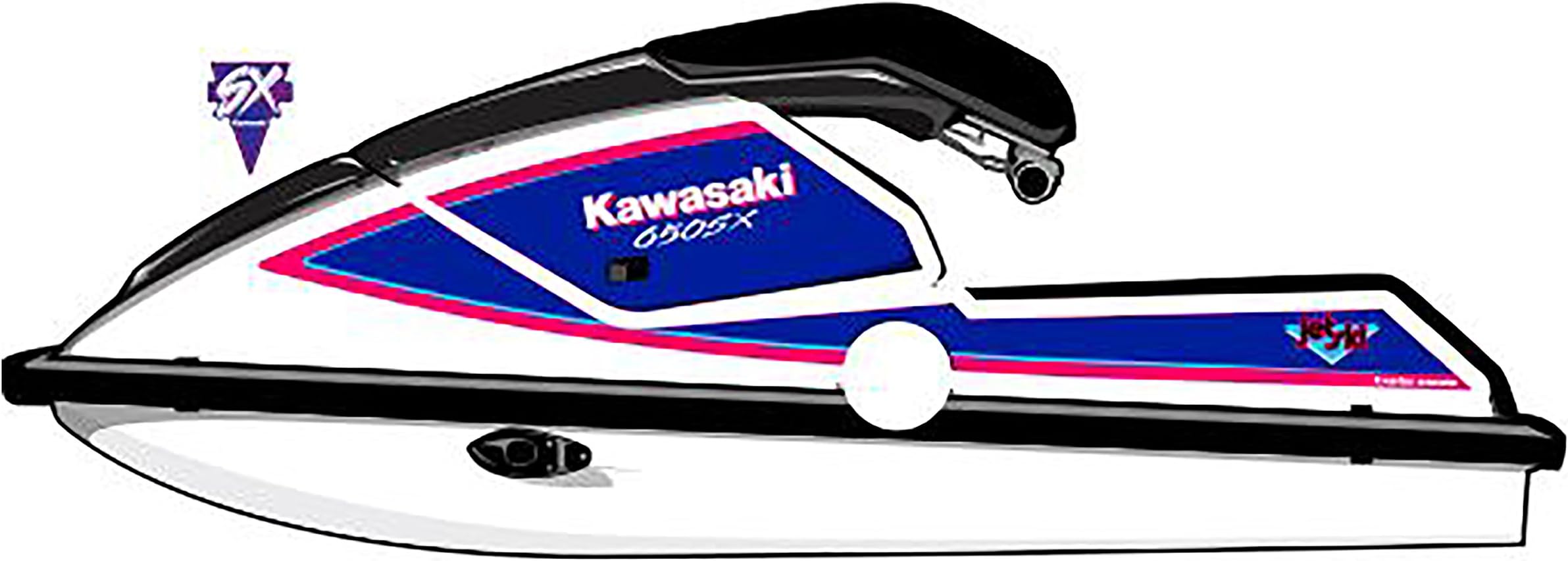Exotic Signs Kawasaki 650sx Graphic Kit EK0020K650