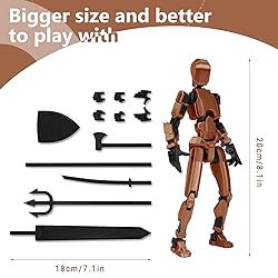 Gencokok Titan 13 Action Figure, T13 Action Figure