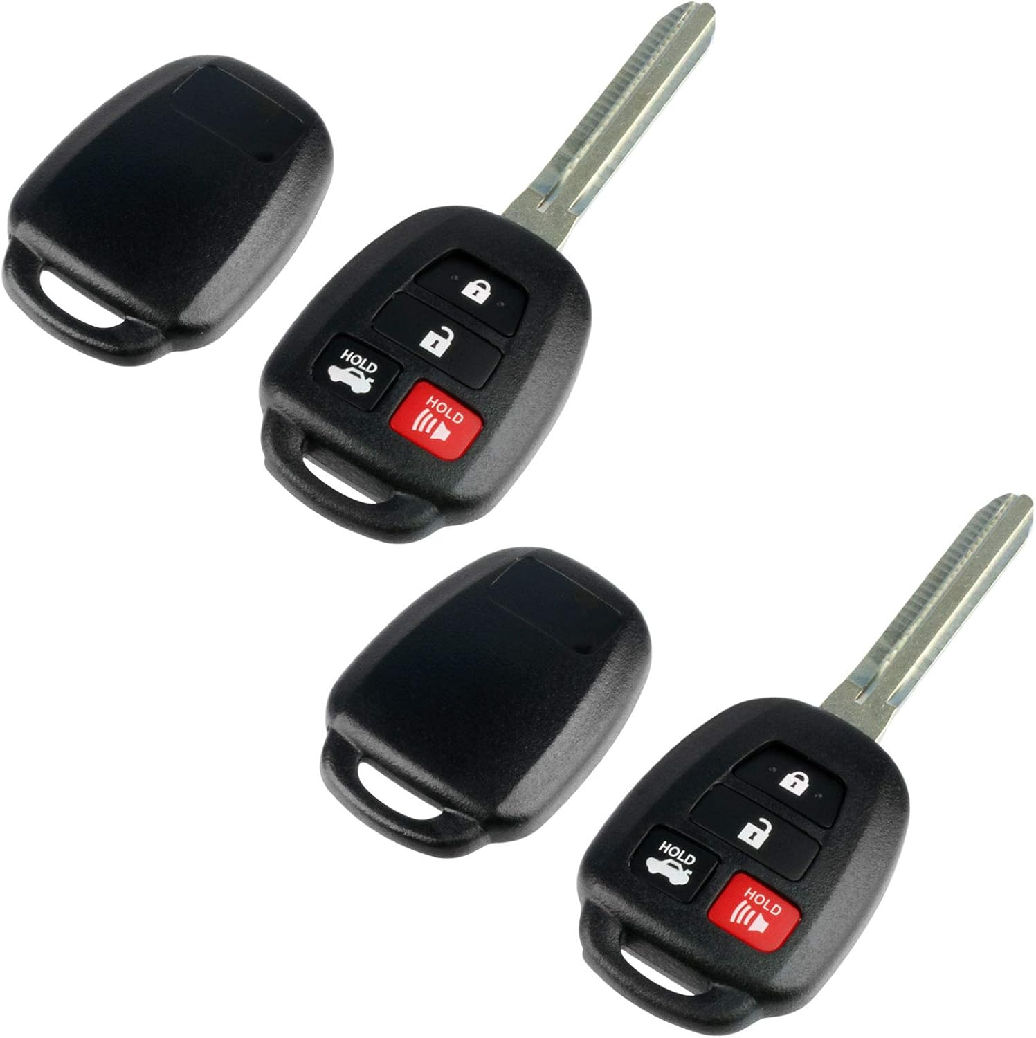 Key Fob Shell fits 2012-2017 Toyota Camry 2014-2017 Toyota Corolla RAV4