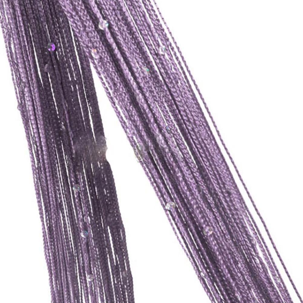 Olivefashion String Window Curtain w/Bead Sequin Fringe Room Divider Scarf