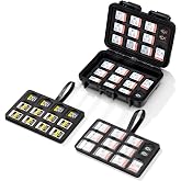 135 Slots IP67 Waterproof Memory Card Holder for SD CFA Cards | 135-slot large capacity, holds 90 Micro SD + 33 SD + 12 CFexpress Type-A, shockproof, stackable, photographer outdoor use