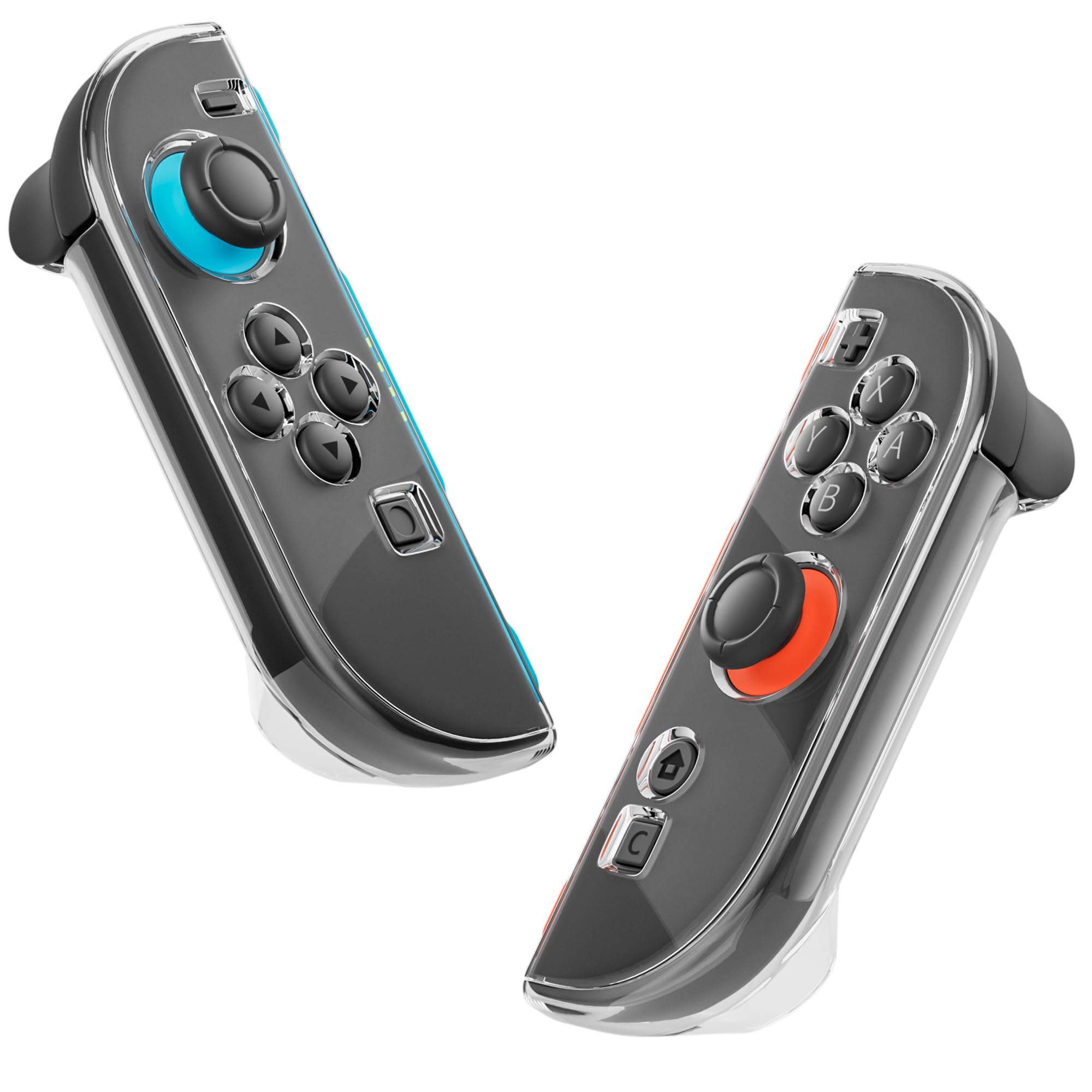 PAWDIARY Clear Switch 2 Shell for joycon (Clear-Hard)