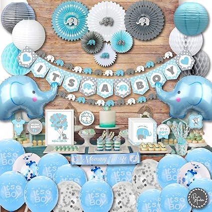 Amazon Com Rainmeadow Jumbo Premium Elephant Baby Shower