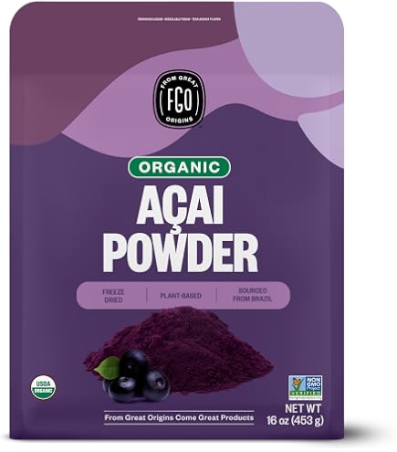Amazon.com: FGO Organic ACAI Powder (Freeze-Dried), 100% Raw