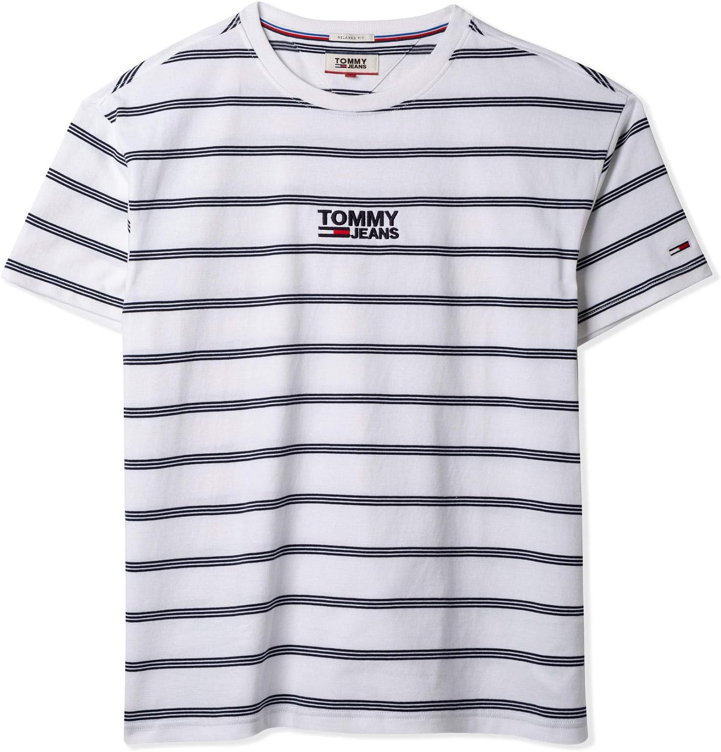 tommy jeans signature stripe tee