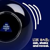 WICKED GIZMOS Magic 8 Ball Classic Black – Mystic Yes/No Spirit Answers view 3
