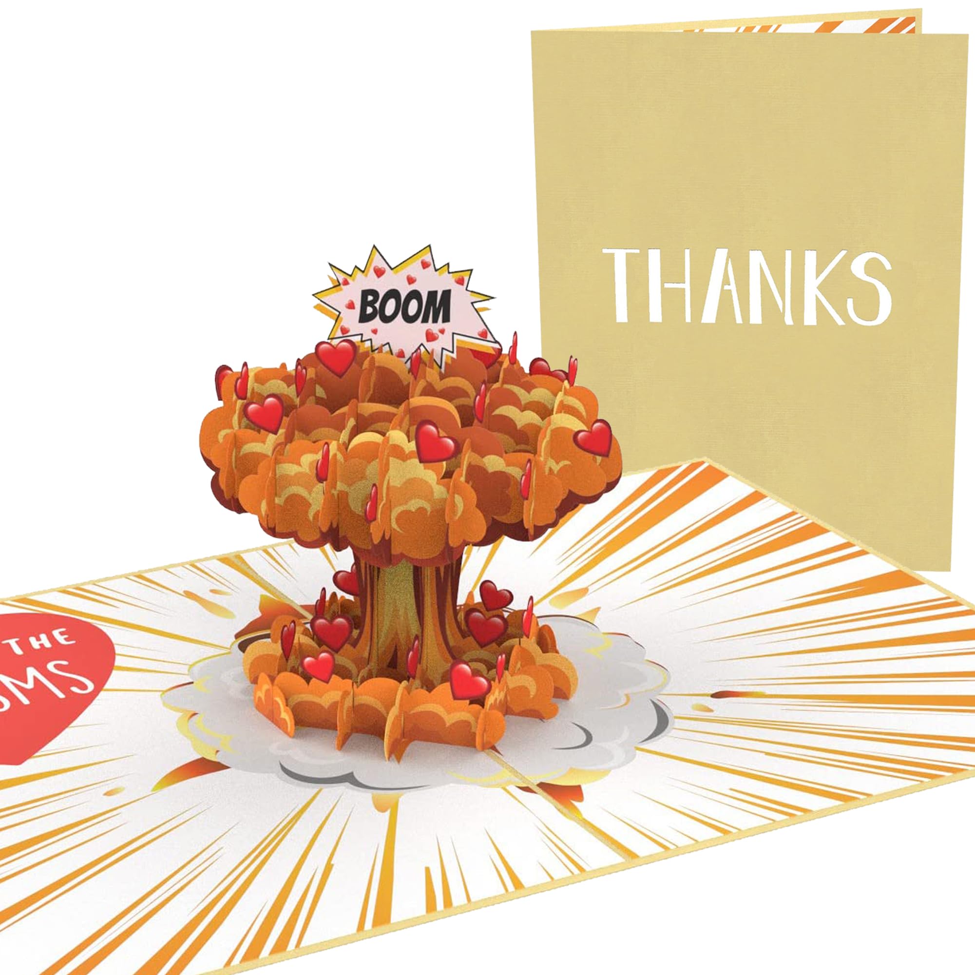 PopLife® Explosion Thank You For All The... 3D Pop Up Card