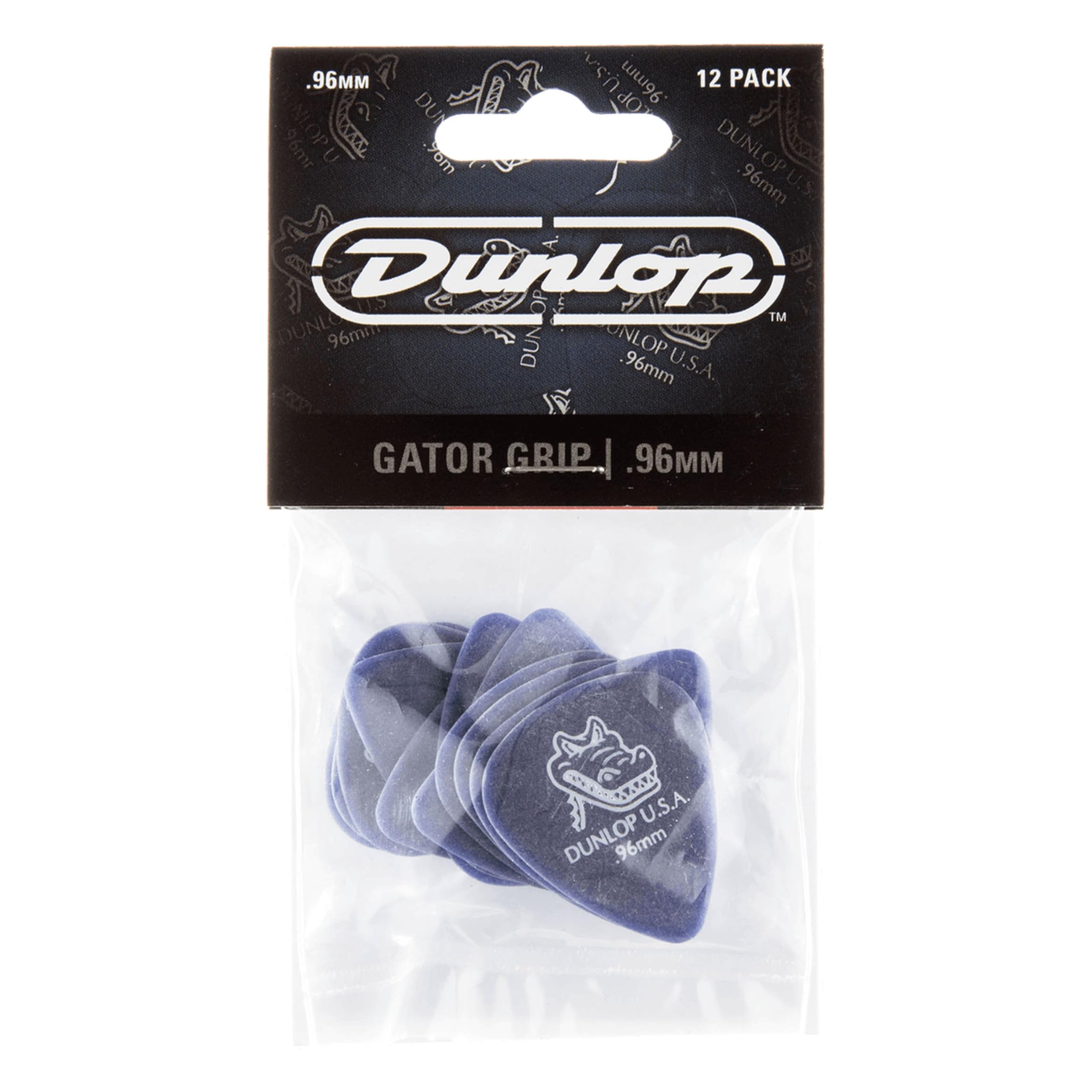 Dunlop Gator Grip 096 Plectrums (Pack of 12)