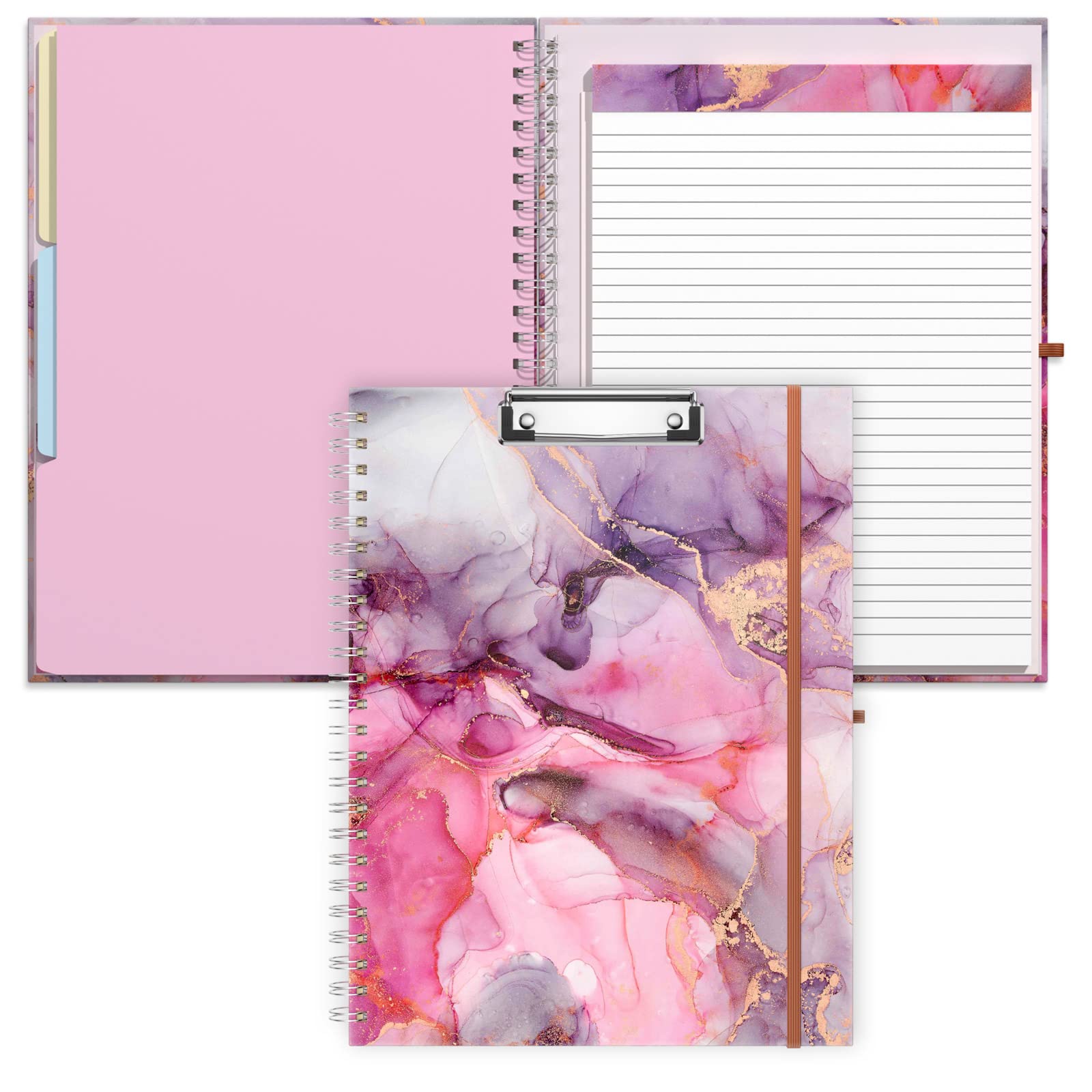 Rimilak Spiral Clipboard Folio with Refillable