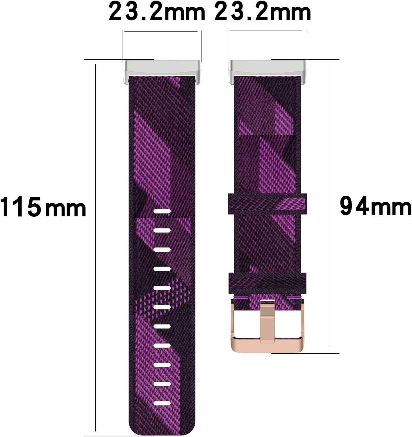 TenCloud Strap Compatible with Fitbit Versa 3/Sense Strap - Image 3