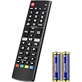 Universal for LG Smart TV Remote Control Replacement with Battery | for All LG OLED 3D Thinq TVs | 1‑Year Warranty | for AKB75095307 AKB75375604 AKB74915305 AK75675304 AKB76040302 AKB76037601