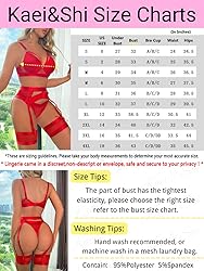 Kaei&Shi Garter Belt Thong Lingerie For