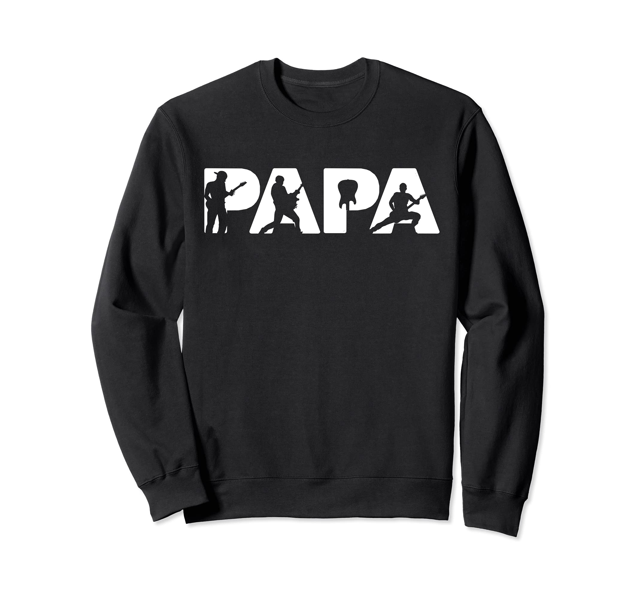 Lead Guitar Dad Retro Vintage Funny Papa Lead Guitar Sweatshirt