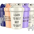 JEELA SPORTS 5 PACK Protein Shaker Bottles for Protein Mixes -20 OZ- Dishwasher Safe Shaker Cups for Protein Shakes - Shaker Cup for Blender Protein Shaker Bottle for Shakes Protein Shake Blender