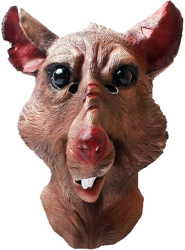 Rat Mask Rat Splinter Latex Mask Animal Mouse Monster Mask