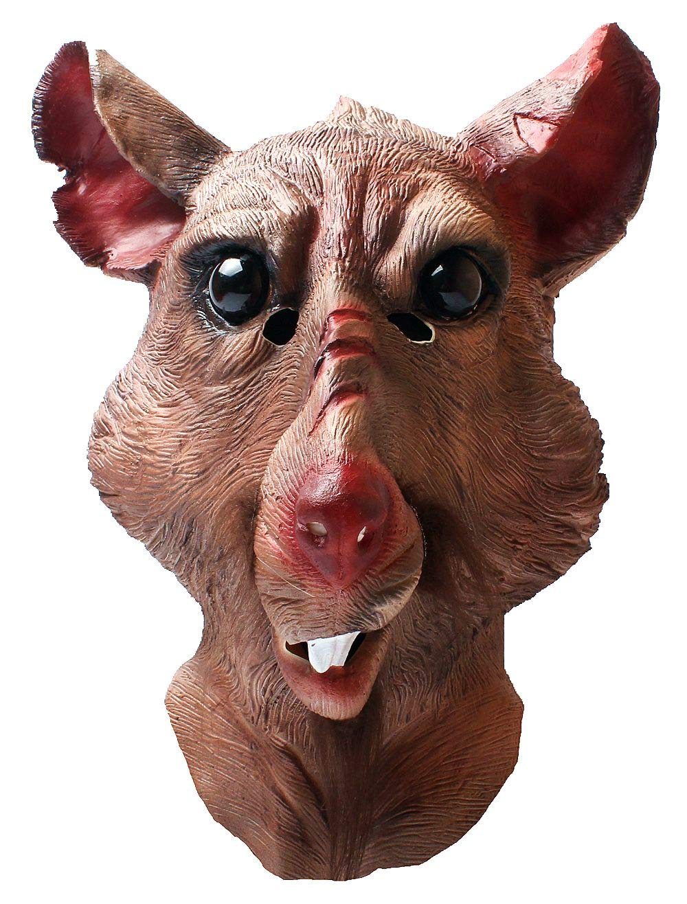 RAPGET Rat Splinter Latex Animal Mouse Monster Mask - Novelty Halloween Costume Party Mask