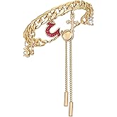 True Religion Horseshoe Cross Slider Bracelet