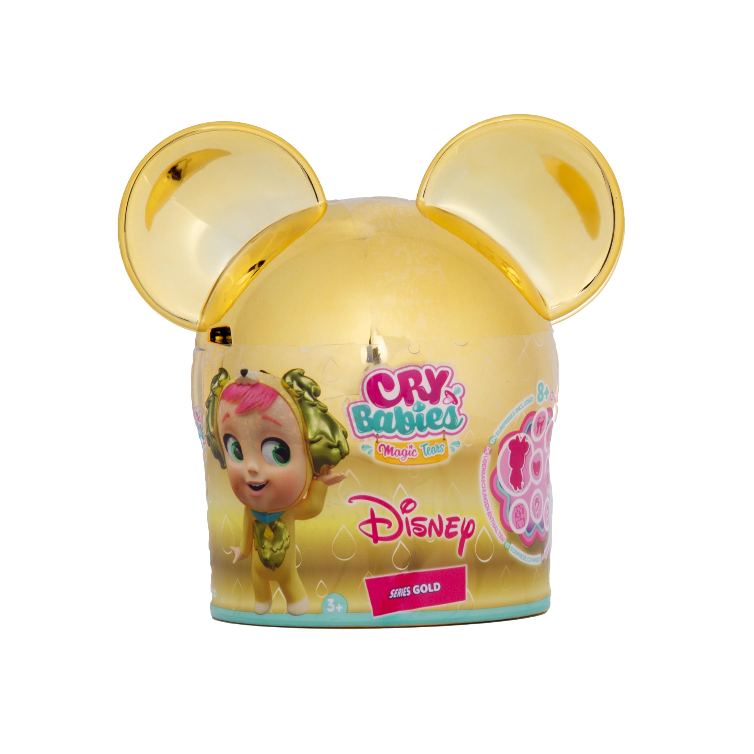 CRY BABIES MAGIC TEARS Disney Edition | Collectable Mini Cry Baby Surprise Doll with Real Tears and Accessories | Doll for Children +3 Years old