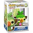 Funko Pop! Games: Pokemon - Grookey (Flocked), Amazon Exclusive