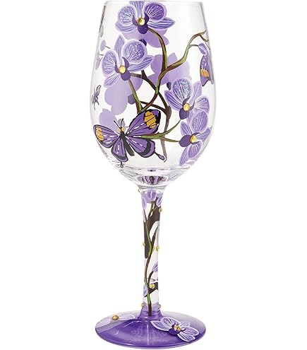 Amazon.com | Lolita Dragonfly Summer Artisan Painted Wine