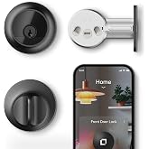 Level Lock Pro - World&rsquo;s Smallest, Most Innovative Smart Lock (Matte Black) | Matter-Over-Thread Deadbolt Plus Apple Home Key, Fast Keyless &amp; Remote Access with Apple, Alexa, Google Home, SmartThings