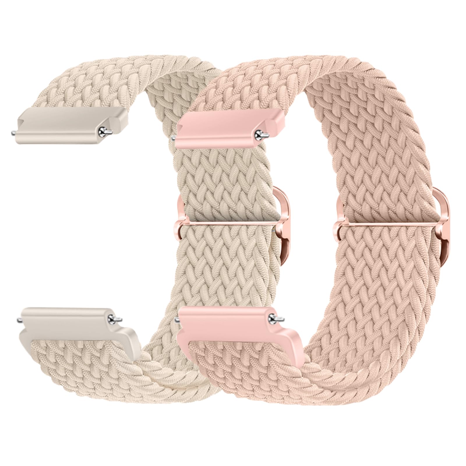 MaEiol 22mm Straps Nylon Braided for Xiaomi Watch S4/S4 Sport/Xiaomi Redmi Watch 5 Active/5 Lite/Amazfit Bip 6/Bip 5 /Amazfit Balance/GTR 4 /GTR 3 Pro, Sports Replacement Wristband for Women Men