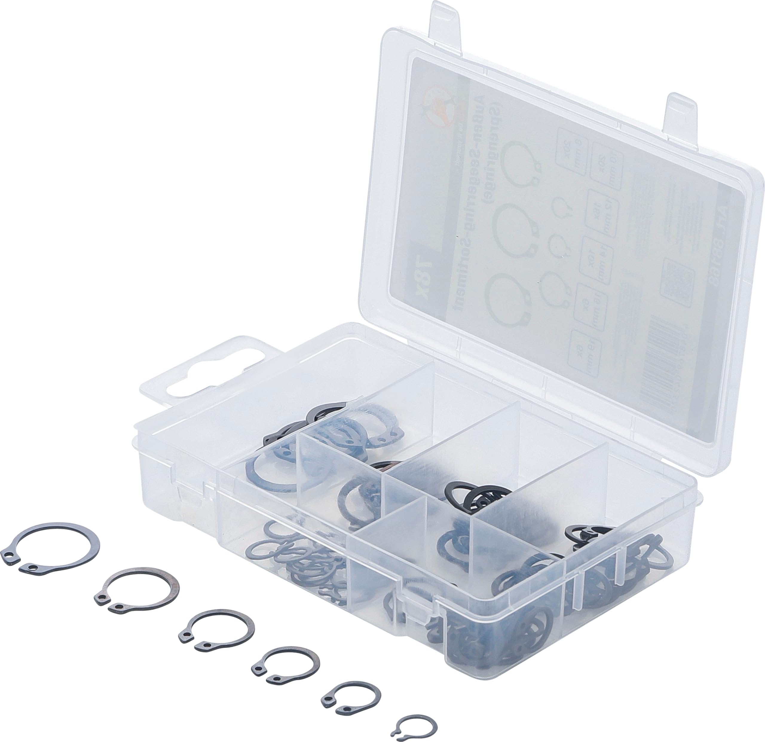 BGS Diy 88168 | External Circlip Assortment | Ø 8 - 19 mm | 78 pcs.