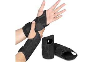 1Pcs Carpal Tunnel Wrist Brace for Women and Men, Support Hand Palm Wrap Injury Fracture Fixed Orthopedic Wristband(Medium)