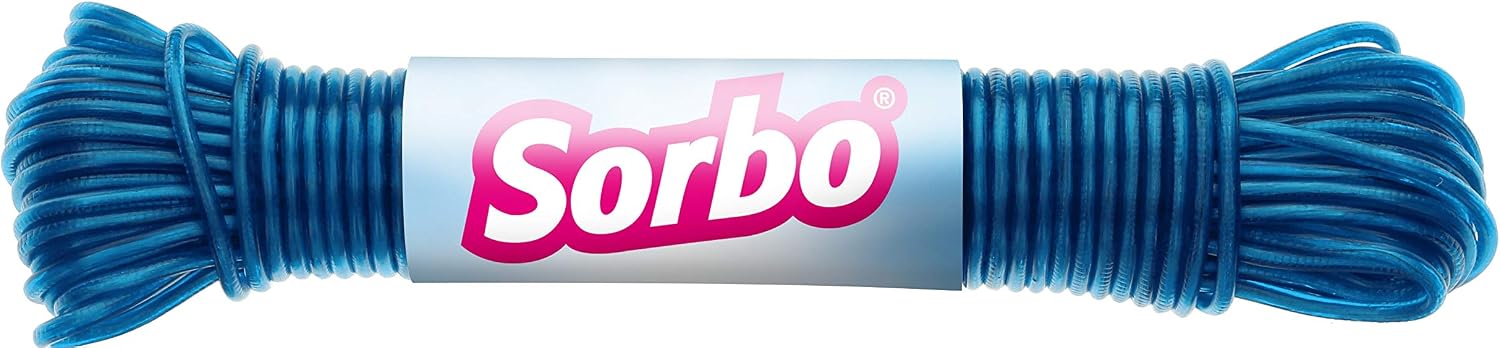 Sorbo Steel Core Clothes Line, 20 metre length washing line, heavy duty core with a flexible costing for non-Slip ease of use - Image 5