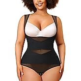 Nebility Plus Size Shapewear Bodysuit for Women Tummy Control Body Shaper Seamless Faja Colombian Waist Trainer Girdle