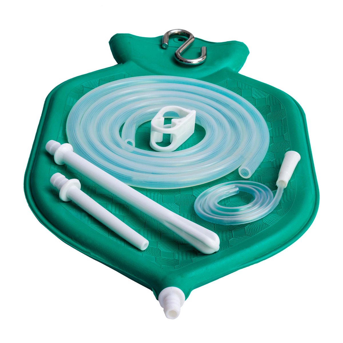 HealthAndYoga(TM) Superior Enema Bag Kit + 2 Compact Travel Enema Bags