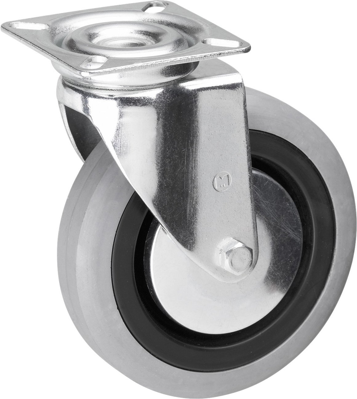 Meister Swivel Castor ✓ ✓ Rubber Wheels ✓ Soft Tread Plate ✓ |/Transport Roller Bearing Castor Heavy Duty Roll, 800670