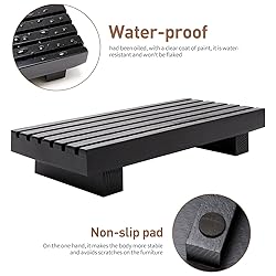 Small Black Bathroom Decor Tray for Counter Dish