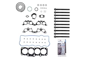 CAR PARTS WIZ CPWK566 Head Gasket Set Bolt Kit Fits: 96-01 Toyota Celica Camry Solara 2.2L DOHC MLS 5SFE