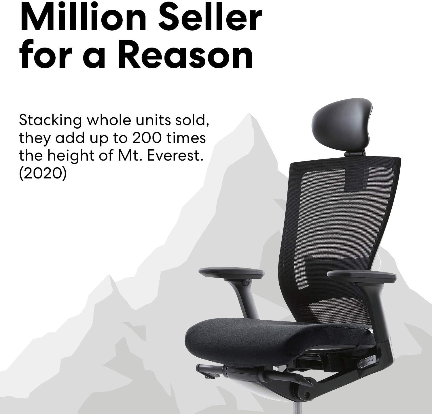 SIDIZ T50 Home Office Desk Chair : Ergonomic Office Chair, Adjustable Headrest, 2-Way Lumbar Support, 3-Way Armrests, Forward Tilt Adjustment, Adjustable Seat Depth, Ventilated Mesh Back: Kitchen & Dining