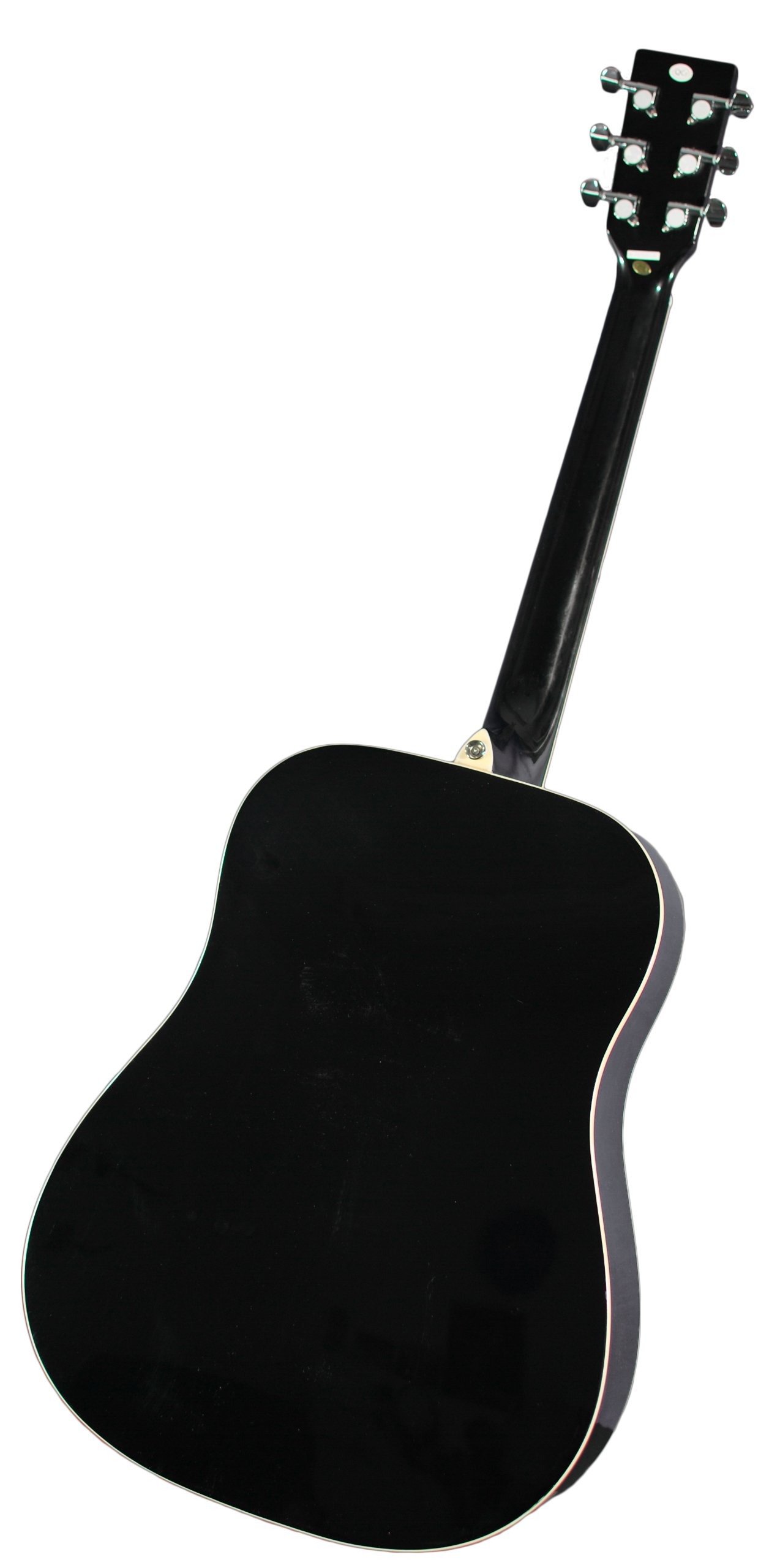 Indiana Acoustic Guitar - Indiana Scout Deluxe S Scout Bk Acoustic Guitar Black Guitar Affinity