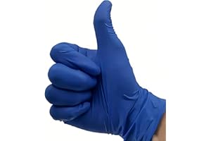 SAFESOURCE DIRECT SafeSource Ameri-Touch™ Nitrile Exam Gloves | 100-Box | Made in USA, Powder-Free, Chemo-Rated, Disposable