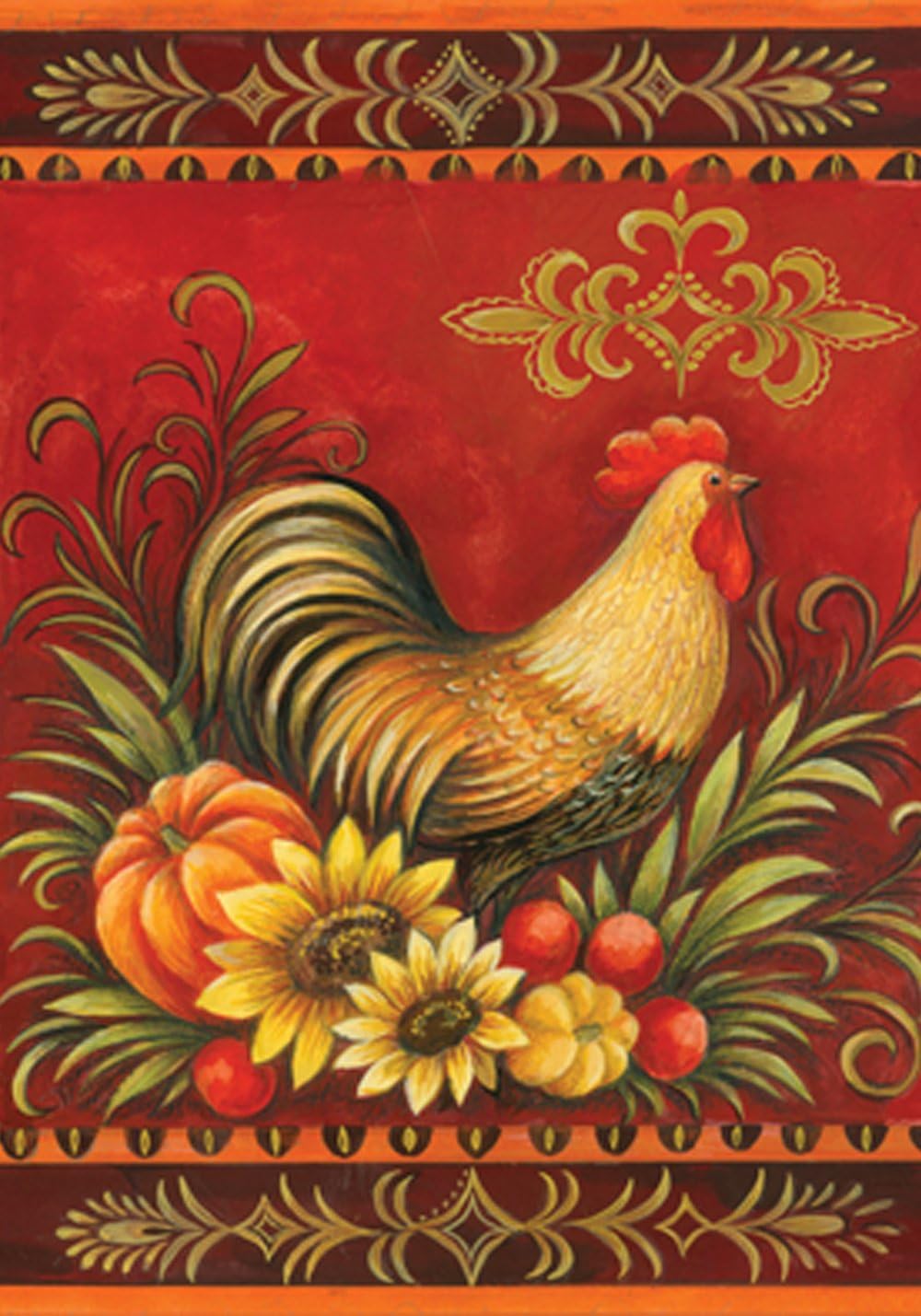 Best Pumpkin Sunflower Garden Flag