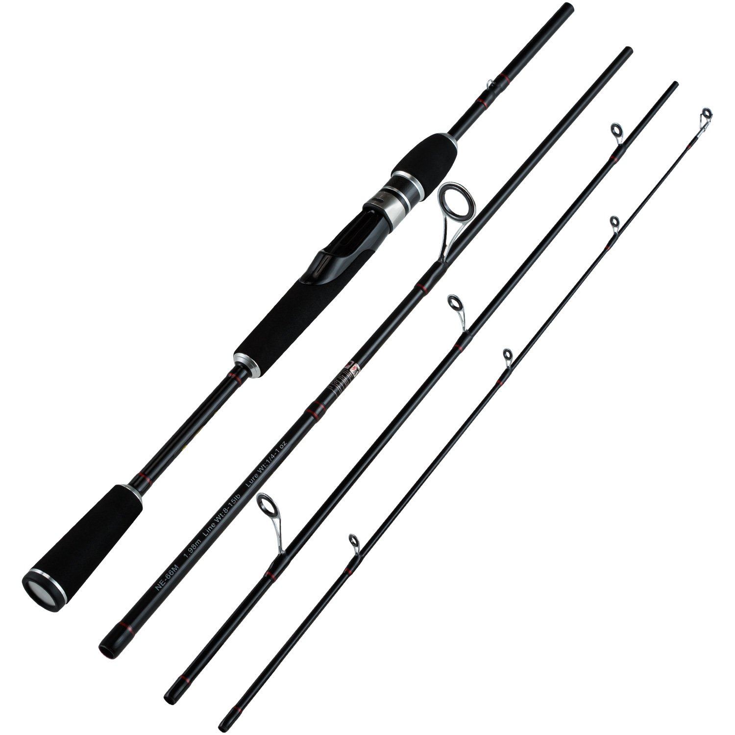 Piscifun Graphite Spinning Fishing Rod 4 Pieces Travel Pole Buy Online