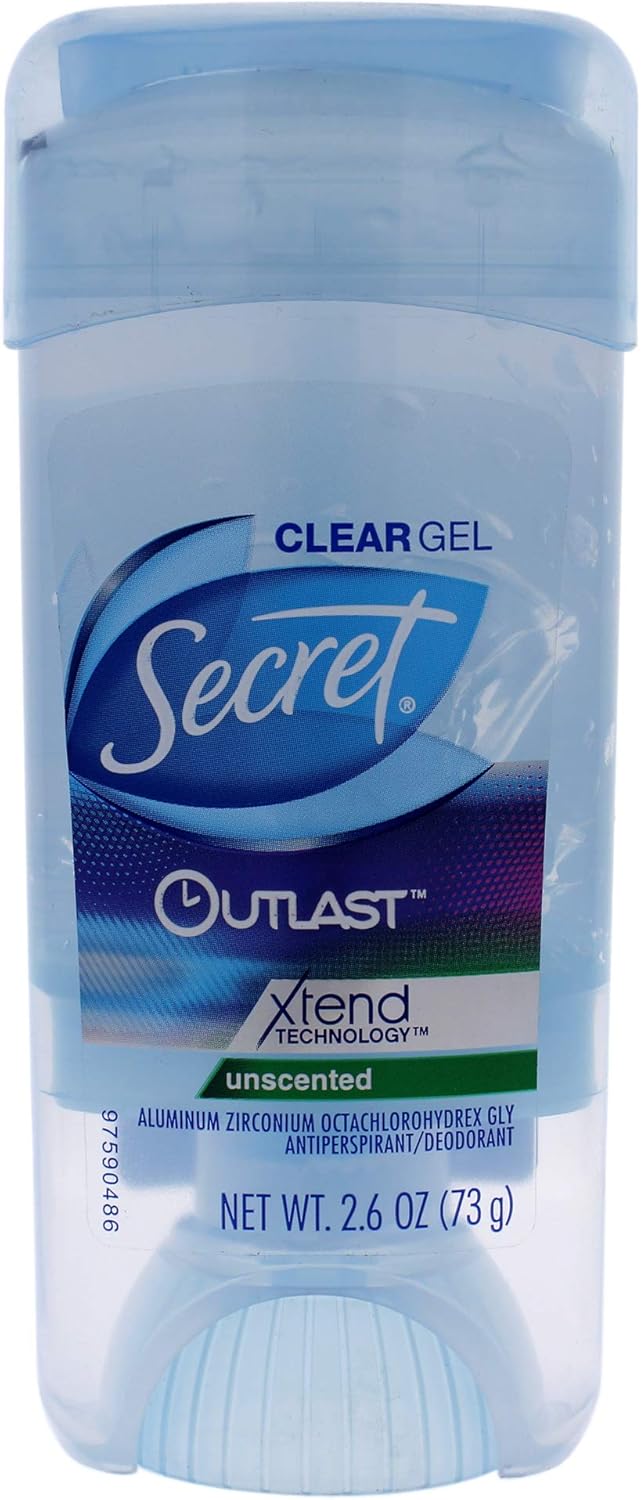 Secret Outlast Unscented Women's Clear Gel Antiperspirant & Deodorant 2
