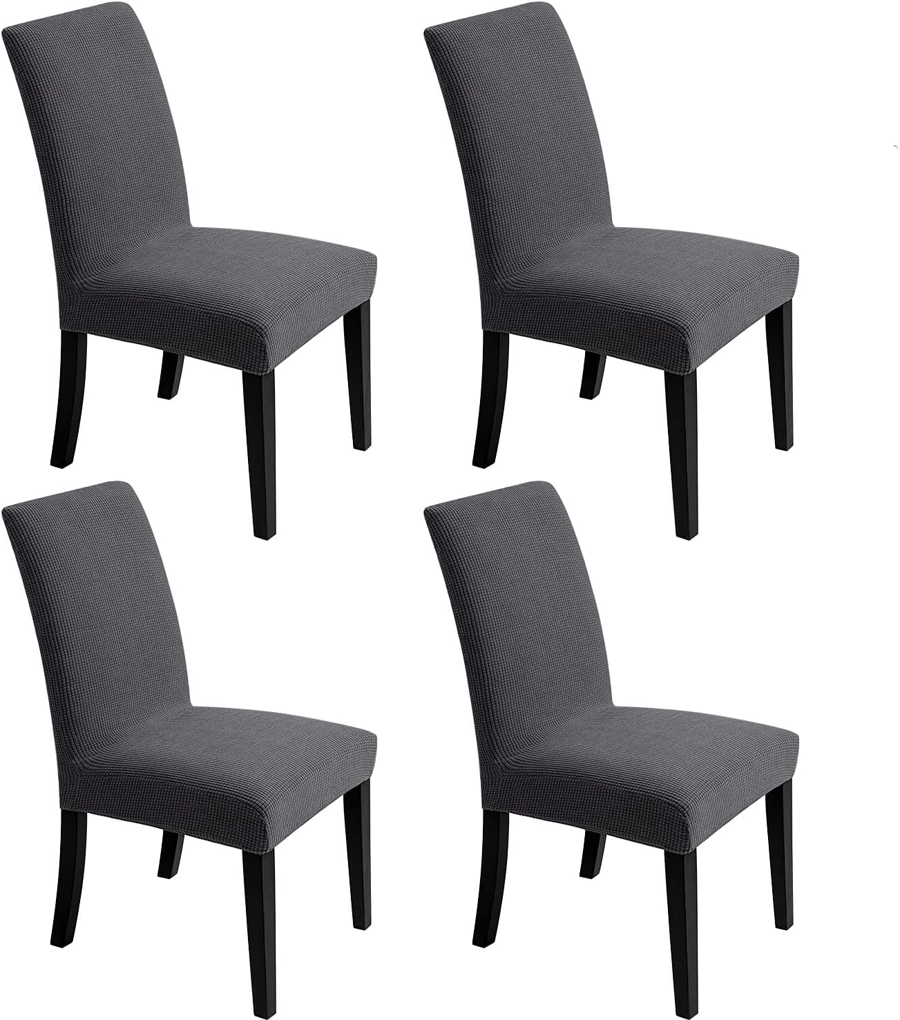 Amazoncom Chair Covers For Dining Room Stretch Chair Slipcovers For Decorative Seat Protector Armless Removable Washable Elastic Dinner Universal Spandex Solid Chair Slip Covers Set Dark Grey Amazoncom Chair Covers For Dining Room Stretch Chair Slipcovers For Decorative Seat Protector Armless Removable Washable Elastic Dinner Universal Spandex Solid Chair Slip Covers Set Dark Grey
