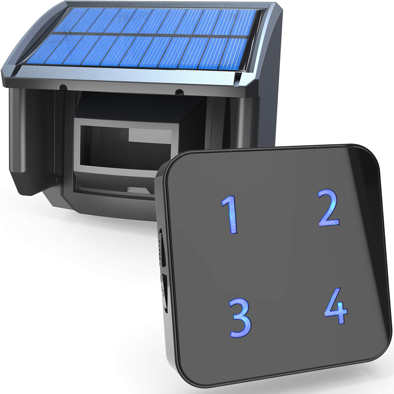 1/4Mile Solar Driveway Alarm System-Up to 50FT Wide