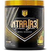 HOSSTILE Intra[R3] Intra Workout Powder, EAA & BCAA Drink with Carbs, Enhance Energy & Endurance, Build Lean Muscle & Improve Recovery, Pineapple Rush, 20 Servings