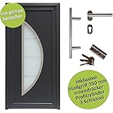 Haustür nach außen öffnend