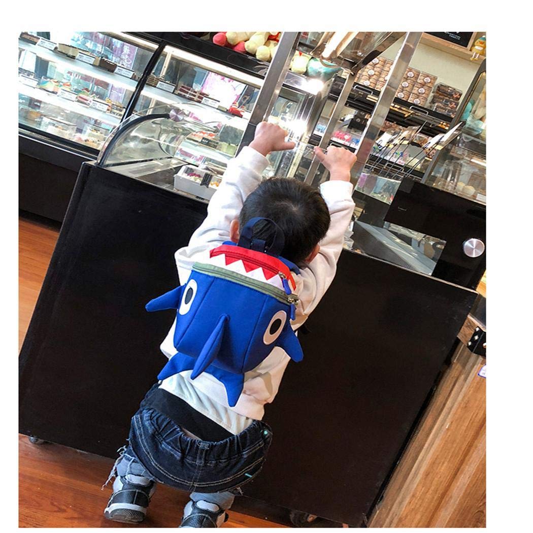 Anstsy Niños Niños Chicas Estudiantes de dibujos animados Mochila de impresión de moda Zip Bag Mochilas tipo casual