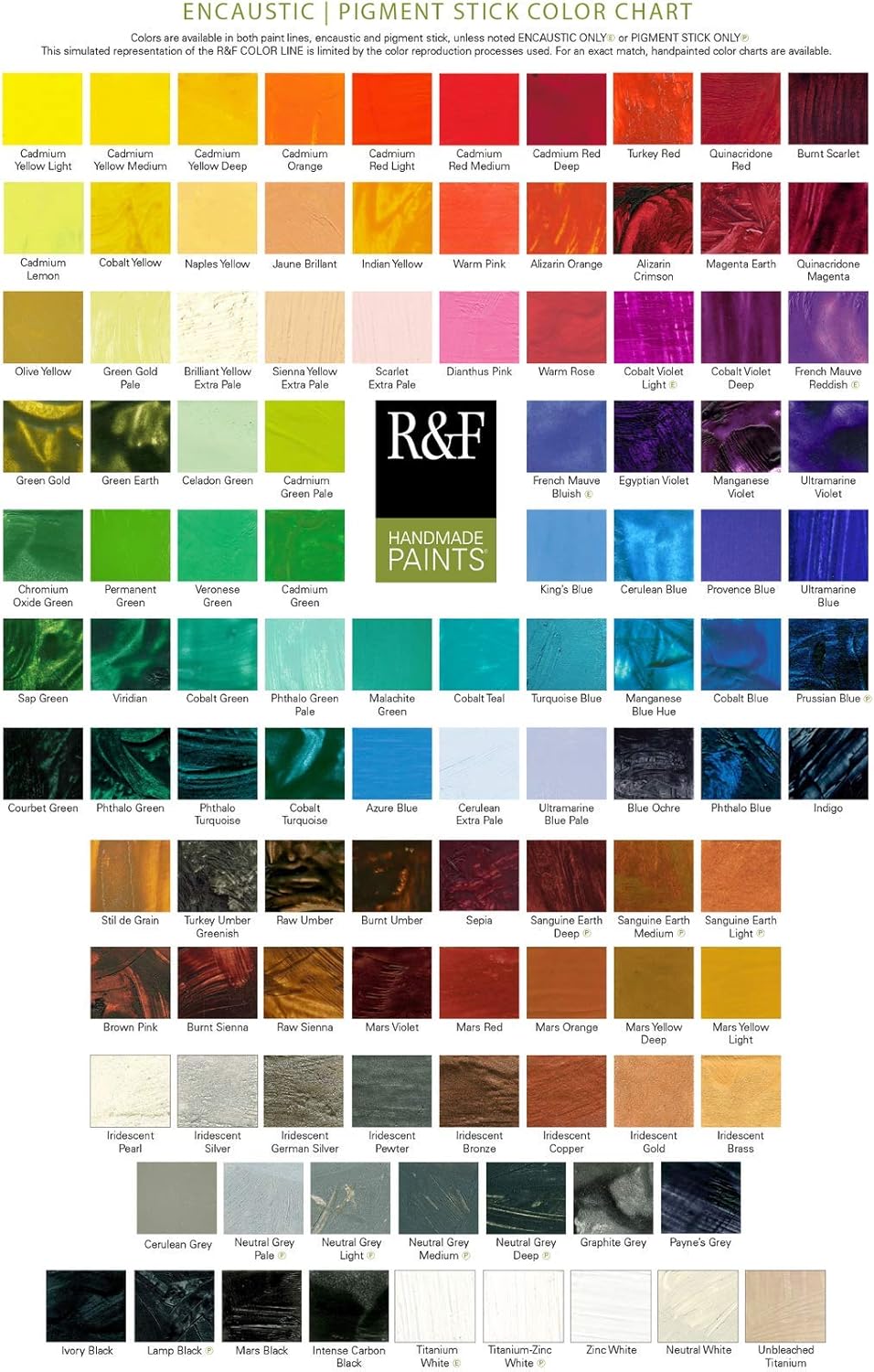 R&F Pigment Stick Painter's Dozen Set, Red, 1 count (Pack of 12) - Image 5