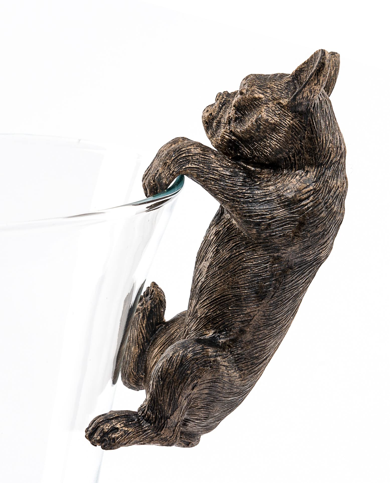 Pot Buddies Handmade French Bulldog Figure Plant Pot Hanger Decorative Hanging Garden Ornament - Flower Planter Figurine